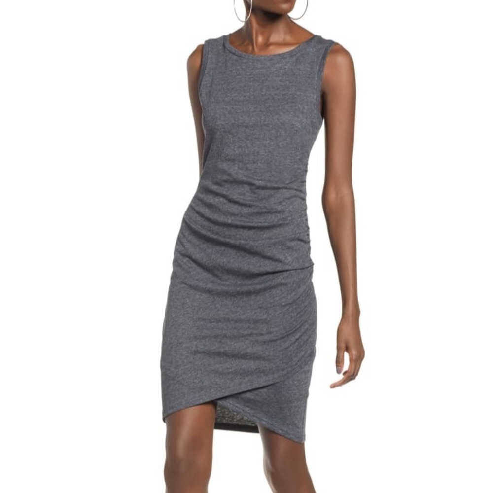 Leith Ruched Body-Con Tank Dress